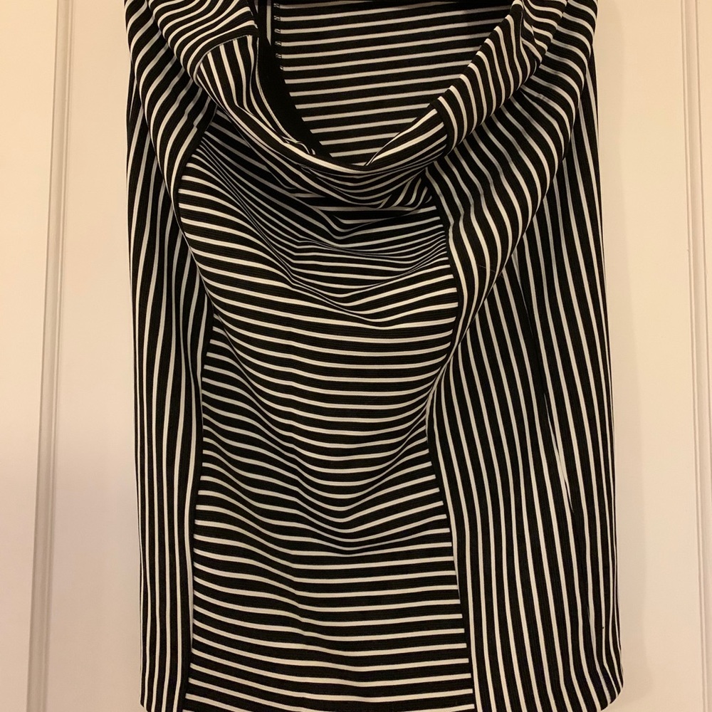 Final Sale - Metaphor Black & White Pencil Skirt